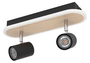 Eglo 901632 - Faretto LED RIMBOCCHI LED/12W/230V marrone/nero