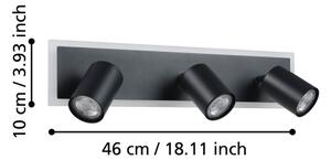 Eglo 901636 - Faretto LED RIMBOCCHI LED/20W/230V nero
