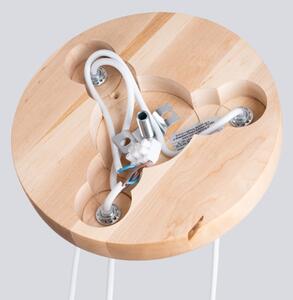 Sollux SL.1391 - Lampadario a sospensione con filo PEKKA 3xG9/8W/230V bianco