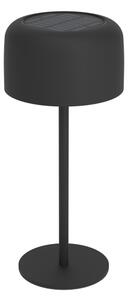 Eglo 901889 - Lampada da tavolo solare LED ROCCANOVA, 2,8W/3,7V, IP44, nera
