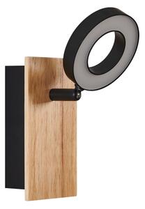 Eglo 901202 - Faretto da parete LED RIELVES LED/4,2W/230V nero/marrone