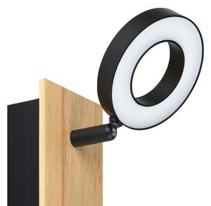 Eglo 901202 - Faretto da parete LED RIELVES LED/4,2W/230V nero/marrone