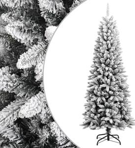 Albero di Natale Artificiale con Neve Floccata 180 cm PVC e PE
