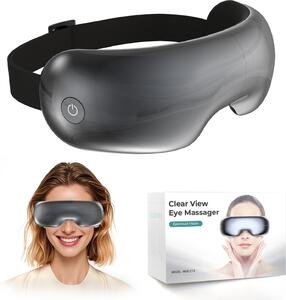 Massaggiatore per gli occhi Aspria con doppia terapia calda e fredda, vibrazione, massaggio a compressione d'aria, musica Bluetooth, per occhi affaticati/secchi, maschera per gli occhi per donne uomini amici familiari