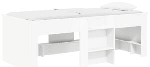 Letto a castello per bambini vidaXL, 2 pezzi, bianco, 193 x 96,1 x 68,5 cm