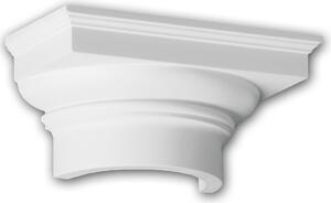 Testa a mezza colonna Profhome 415101 Facciata decorativa in stile toscano