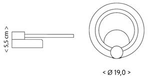 Brilagi - Lampada da parete LED MODERN MINI 16W 230V 3000/4000/6000K