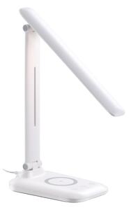 Immax 09107L - Lampada da tavolo LED dimmerabile con ricarica wireless QI LUMI LED/7W/230V bianco