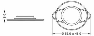 Brilagi - LED dimmerabile. Plafoniera da soffitto per cameretta ASTRO LED/68W/230V, temperatura colore regolabile 3000-6000K, con telecomando