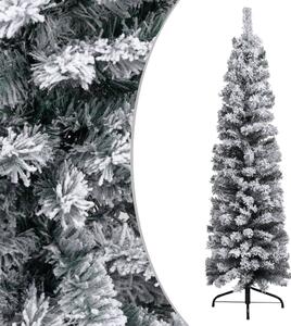 Albero di Natale Artificiale con Neve Fioccata Verde 150 cm PVC