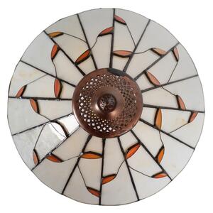 Brilagi - Lampada da tavolo Tiffany in vetro colorato FOLIA 1xE27/60W/230V