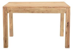 Tavolo da pranzo allungabile in massello di acacia e metallo nero L120-210 cm BALTO