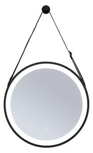 Miro LED Illuminated Mirror TW IP44 Matt Nero - Paulmann