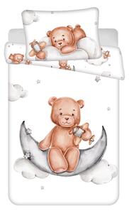Biancheria da letto per bambini in cotone per culla 100x135 cm Medvídek "Plane" – Jerry Fabrics