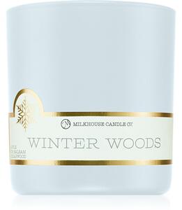 Milkhouse Candle Co. LE Winter Winter Woods candela profumata 226 g