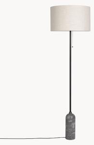 Lampada da terra con luce regolabile e base in marmo Gravity