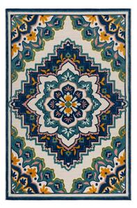 Tappeto blu per esterni 200x290 cm Beach Floral - Flair Rugs