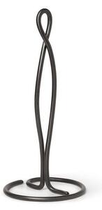 Ferm LIVING - Curvature Porta Carta Igienica Nero Ottone ferm LIVING