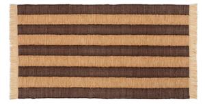 Ives Rug 80x140 Tan/Chocolate - Ferm Living