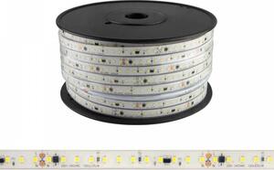 Strisce LED 220V 16W/m, 120lm/W, chip PHILIPS Lumileds, Dimmerabile, tagl. 10cm – 50m Colore Bianco Caldo 2.700K