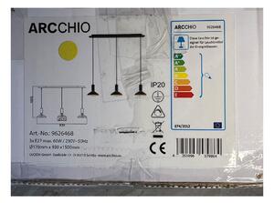 Arcchio - Lampadario a sospensione con filo JAIKA 3xE27/60W/230V