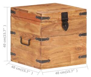 Bauli, scatole di immagazzinaggio VidaXL baule 40 x 40 x 40 cm