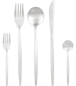 Set posate opaco spazzolato in varie misure Shimmer