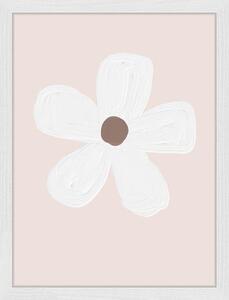 Stampa digitale incorniciata White Flower