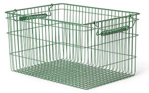 Ferm LIVING - Cala Stackable Baskets Set of 2 Verdant Verde ferm LIVING