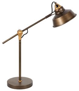 Mexlite - lampada da tavolo - Nove - bronzo - plastica metallo - Ø 18cm - E27 - 1321BR