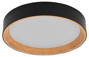 Lampada a soffitto LED OSRAM, 24W, 3000K, 1450 lumen, luce bianco caldo, grado di protezione IP20, dimmerabile, colore nero, diametro 39 cm