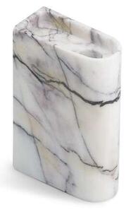 Northern - Monolith Candle Holder Medium Mixed White Marble Northern