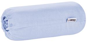 Lenzuolo con angoli cotone azzurro 90 x 200 cm con bordi elastici modello classico a tinta unita camera da letto classica Beliani