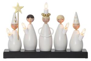 Eglo 410999 - Candeliere di Natale LUCIAKOR 5xE10/3W/230V