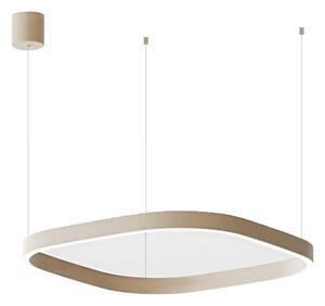 Lampadario moderno gea luce criseide s1p quadrata fcrsn8q led biemissione alluminio - Gea Luce