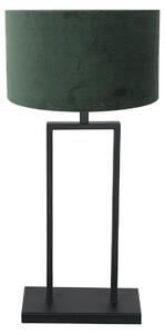 Steinhauer - lampada da tavolo - Stang - nero - metallo velluto - Ø 30cm - E27 - 3862ZW