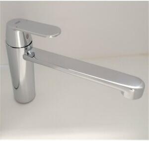 Grohe Eurosmart Cosmopolitan miscelatore monocomando per lavello bocca medio-alta supersteel - 30193DC0
