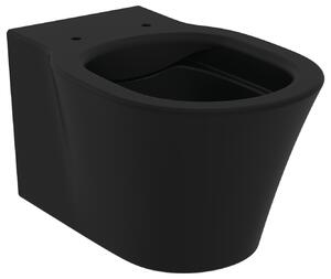 WC Ideal Standard con scarico a terra Connect Air senza brida, nero opaco E2288V3