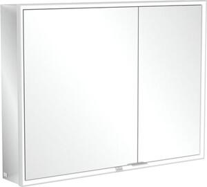 Villeroy & Boch My View Now Armoire de toilette apparente, 2 portes, avec éclairage, avec variateur à détecteur, 1000x750x168mm, A4551000, A4551000