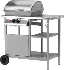 Barbecue a gas 5,5 kW, 2 bruciatori, acciaio inox 91,3 × 54,6 × 95,8 cm