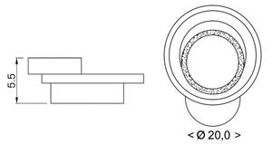 Brilagi - Plafoniera LED MODERN MINI LED/22W/230V 3000/4000/6000K