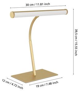 Eglo 901983 - Lampada da tavolo LED dimmerabile RICCIONE LED/5W/230V 2700/4000/6500K dorata