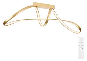 Brilagi-LED Plafoniera dimmerabile a soffitto TWISTER LED/60W/230V 3000-6000K dorata + telecomando