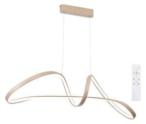 Brilagi-LED Lampadario dimmerabile a sospensione TWISTER LED/60W/230V 3000-6000K beige + telecomando