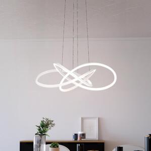 Eglo 390527 - Lampadario LED dimmerabile a sospensione con cavo RIAZA LED/48,7W/230V 2200-6500K bianco + telecomando