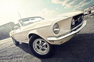 Illustrazione 1968 Ford mustang convertible, Dennis Gerbeckx