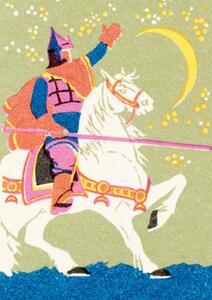 Illustrazione Knight on a white horse, CSA Images