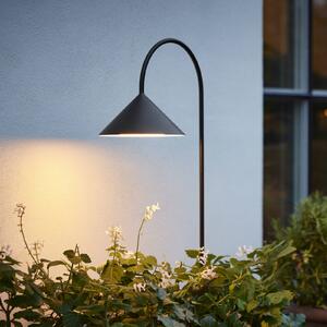 Lampada con picchetto a terra FRANDSEN LED Grasp, nero, altezza 82 cm