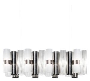 Lampada a sospensione Slamp, La Lollo, dimmerabile, Metallizzato, Soggiorno, Plastica, Design