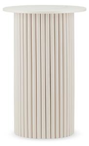 Tavolino con piano in pietra Stone Side beige